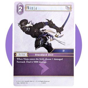 Opus VI Final Fantasy Card (CC06): Ninja 6-097C